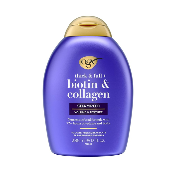 OGX Thick and Full Biotin and Collagen Shampoo 385ml - Image 1