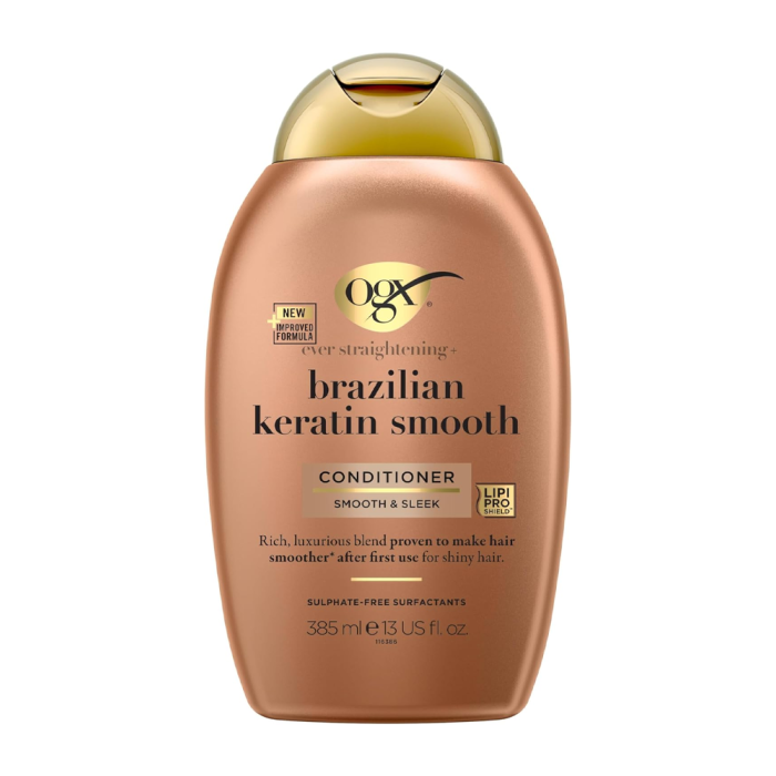 OGX Ever Straight Brazilian Keratin Smooth Conditioner 385ml - Image 1
