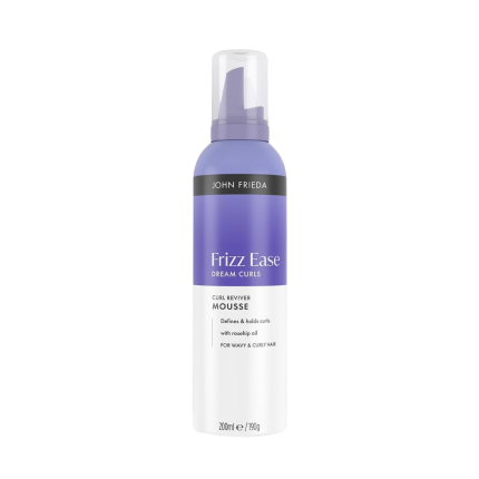 John Frieda Frizz Ease Dream Curls Curl Reviver Mousse with Heat Protection 200ml