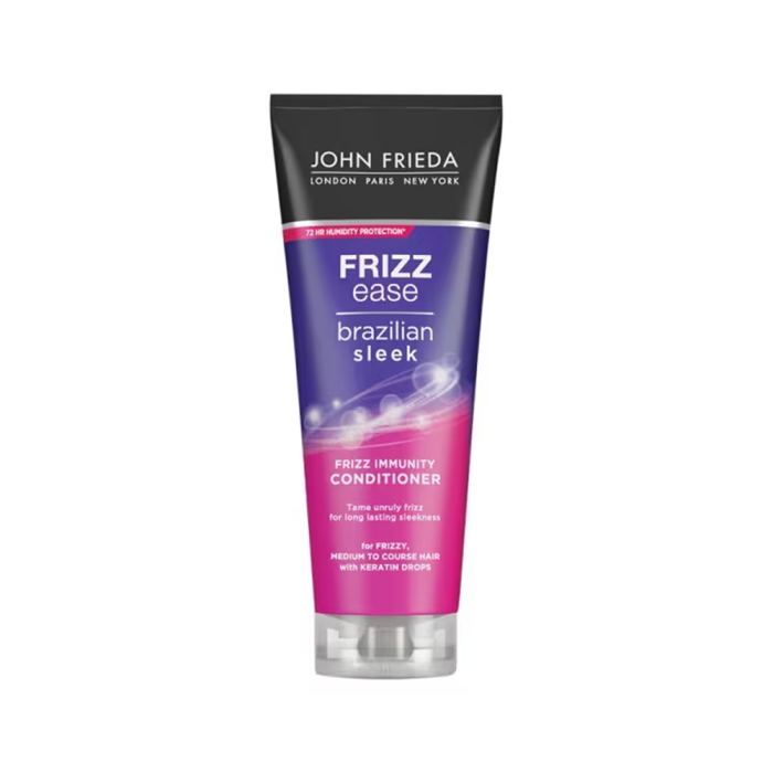 John Frieda Frizz Ease Brazilian Sleek Frizz Immunity Conditioner 250ml - Image 1