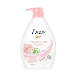 Dove Bath 1l Rose And Aloe