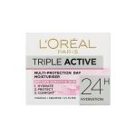 L'Oreal Paris Triple Active Day Moisturiser Dry and Sensitive Skin 50ml