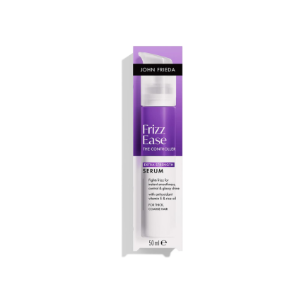 John Frieda Frizz Ease The Controller Extra Strength Serum 50ml _ Anti Frizz, Smoothing Hair, Flyaway Control, Sleek Finish