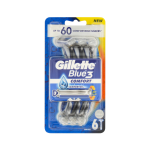 Gillette Blue 3 Disposable Razor Comfort 6's
