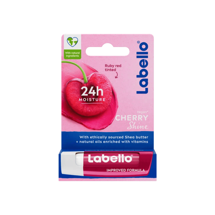 Labello 24h Moisture Cherry Shine Lip Balm 4.8g - Image 1