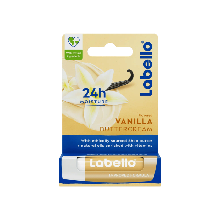 Labello 24h Moisture Vanilla Buttercream Lip Balm 4.8g - Image 1