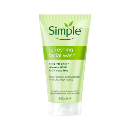 Simple Refreshing Facial Wash Vitamin B5+E 150ml