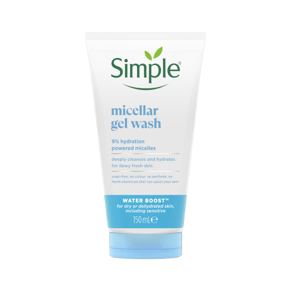Simple Water Boost Micellar Facial Gel Wash Simple Water Boost Micellar Facial Gel Wash 150ml - Image 1