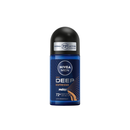 Nivea Men Deep Black Carbon Espresso Roll On 50ml