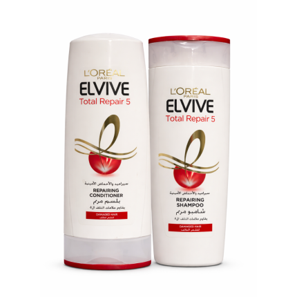 L'Oreal Total Repair Shampoo and Conditioner - 400ml Egypt